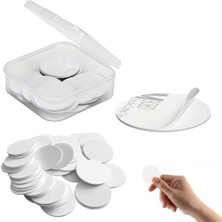 Asitan 50 Adet Nfc Etiket Çıkartması, Yuvarlak Nfc Etiket NTAG215 Programlanabilir 504 Bytes Bellek Ntag