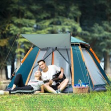 Asitan 4 Kişilik Kamp Çadırları - Su Geçirmez Katlanabilir Açık Hava Çadırı 10D Su Geçirmez Kuma