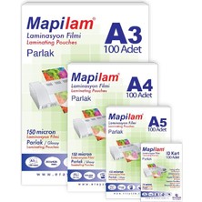 Asitan Mapilam 150 Micron Kredi Kartı Laminasyon Filmi, Şeffaf, 54 X86 mm
