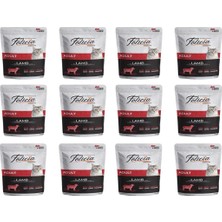 Asitan Pouch Yaş Kedi Maması, Kuzu Etli, Tahılsız, Yetişkin, (12 x 85 Gr)