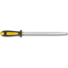 Asitan Masat Çelik Oval 30 Cm, Sarı Saplı