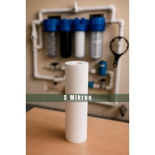 Asitan Su Arıtma Cihazı 5 Micron Sediment Tortu Filtre Kartuşu 10 Inç