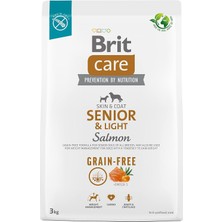 Asitan Care Senior & Light, Kilo Kontrolü ve Deri - Tüy Hassasiyeti Olan Yaşlı Köpekler Için, Tahıl