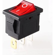 Asitan 3 Pin Anahtar Ledli Kcd1 Rocker Switch Mini Buton On/off 10A 250V Işıklı