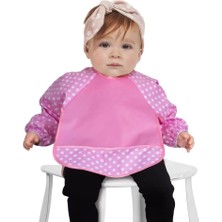 Asitan Sevi Bebe Yeni Ekonomik Kollu Mama Önlüğü Pembe - Mommyslab