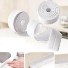 Asitan Mobee Su Sızdırmaz Geçirmez Beyaz Bant Lavabo Küvet Kenar Mutfak Banyo