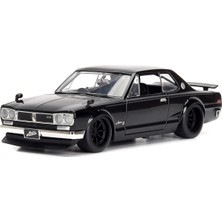 Asitan 253203004, Hızlı ve Öfkeli 1971 Nissan Skyline 1:24, Die-Cast( Metal ), Açılabilir Bagaj Kaput