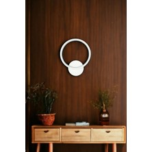 Asitan Polina Modern Tasarım Beyaz Renk Gün Işığı Ledli Banyo - Mutfak - Salon LED Duvar Aplik
