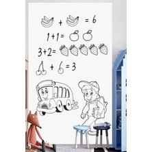 Asitan Yapışkanlı Beyaz Yazı Tahtası Sticker Board Ders Çalışma 45CMX200 cm 1430