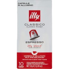 Asitan Cafe Espresso Classico Uyumlu Nespresso, 10 Kapsül