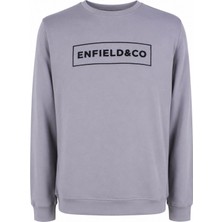 Trender Enjeksiyon Gri-Beyaz Erkek Sweatshirt 2011