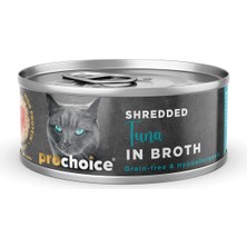 Asitan Deluxe Shredded, Tahılsız, Hipoalerjenik, Tiftiklenmiş Tuna Balıklı Yaş Kedi Maması, 70 gr x