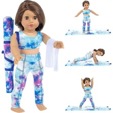 Asitan 3 Parça 18 Inç Bebek Giysileri, Yoga, Pilates, Spor Kıyafetleri, Jimnastik Yoga Egzersiz Kıyafet