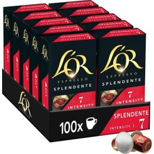 Asitan L'or Splendente, Core Collection, Yoğunluk 7, Turunçgil ve Fındık Notaları Espresso Kapsülleri