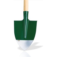 M3 Decorium Uzun Saplı 140 cm Çelik Sivri Uçlu Sağlam 2 mm Kalınlığında 30 cm Bel Küreği Bahçe Tarla Ekim Öncesi Toprak Kaldırmak Için Eğilmez Sertleştirilmiş Sivri Uçlu Çim Depkili Bel Küreği ve Sap