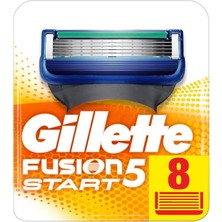Asitan Gillette Fusion5 Start Yedek Erkek Tıraş Bıçağı 8'li