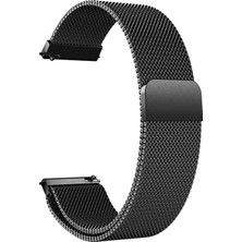 Asitan Amazfit Bip 3 Milanese Loop Kordon (Amazfit Bip 3 ile Uyumlu Kordon, Akıllı Saat Kayışı)