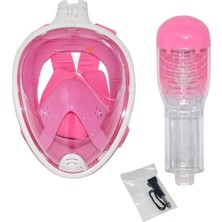 Asitan Full Face Snorkel Tam Yüz Dalış Maskesi Maske Set S M 7260