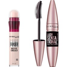 Asitan New York Lash Sensational Yelpaze Etkili Intense Black Maskara - Ekstra Siyah & Instant Anti Age Era