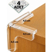 Asitan Lovex® Bebek Odası Güvenlik Ürünleri Silikon Köşe Koruyucusu Bebekleri Yaralanmalardan Koruya