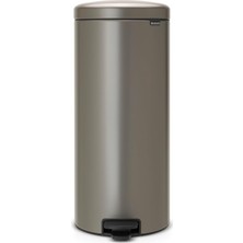 Asitan Brabantia 114441 Tret Çöp Kovası, Iç Kovalı, Plastik, Çelik, Gri (Platinum), 30 Litre