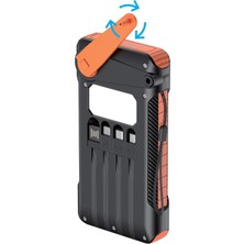 Asitan SO600 Solar Powerbank, 10000 Mah, LED Işık