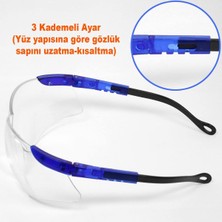 Asitan Bisiklet Gözlüğü Koruyucu Ayarlanabilir Saplı Bisikletçi Gözlük S800 Şeffaf