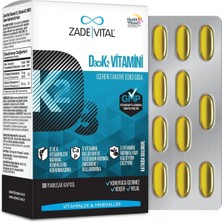Asitan D3+K2 Vitamini Içeren Takviye Edici Gıda 30 Kapsül (1 x 30 Adet)
