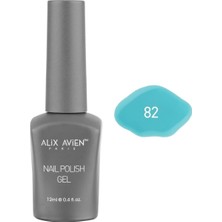 Asitan Yeşil Mavi Kalıcı Oje 82-Yoğun Renk Veren Jel Oje 12 Ml-Nail Uv Gel Polish 82