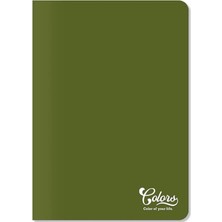 Asitan Colors A4 60 Yaprak Çizgili Defter, Yeşil