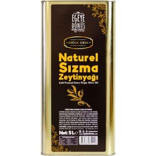 Asitan Dönüş Soğuk Sıkım Natürel Sızma Zeytinyağı Teneke (Yeni Sezon) - 5 Litre
