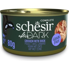 Asitan After Dark Tavuk ile Ördek Et Suyunda Yetişkin Kedi Konservesi 80G