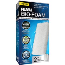 Asitan Fluval 106/107 Biyo-Köpük, Yedek Akvaryum Filtre Ortamı, 2'li Paket, A220