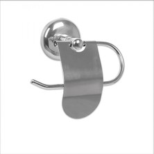 Asitan Wc Kağıt Standı Tuvalet Kağıtlık Aparat Kapaklı Paslanmaz Metal Sağlam Kaliteli Krom