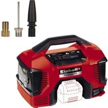 Asitan Einhell Pressito Power X-Change Hibrit Kompresör (18 V, Maks. 11 Bar, 31 cm Hortum Uzunluğu, 3-Par