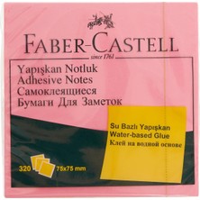 Asitan Faber-Castell Yapışkan Notluk 75X75MM, Karışık Fosforlu Renkli Küp