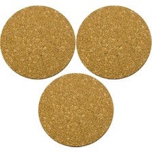 Asitan Heat Nihale Aus Mantar Mantar Altlık Altlık, Kahverengi, 19 x 19 x 1 cm