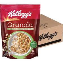 Asitan 's Granola Beyaz Çikolatali & Antep Fıstıklı 300 gr x 12 Adet,%46 Yulaf, Lif Kaynağı, Antioksi