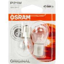 Asitan Osram P21W Oto Yardımcı Lamba ( Sınyal, Park, Stop, Tavan Vb. ) 2li Paket