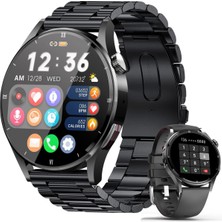 Asitan Telefon Fonksiyonlu Akıllı Saat, 1,32 Inç Akıllı Saat, Erkek, Bluetooth Nabız Saati, Uyku Moni