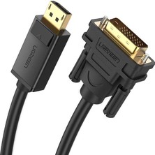 Asitan Ugreen Display Port Erkek To DVI 24+1 Erkek Görüntü Aktarma Kablosu 2 Metre