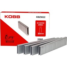 Asitan Kobb KBZ9022 22MM 2500 Adet 90 Serisi Ağır Hizmet Tipi Zımba Teli, Gri