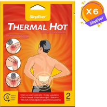 Asitan Stopever Thermal Hot Sıcak Terapi Flasteri - 6'li Paket / Kas ve Bel Ağrılarını Hafifletmeye Ya