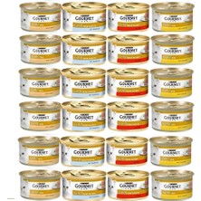 Asitan Gourmet Gold Kıyılmış Karışık Ezme Kedi Yaş Maması 24X85 gr