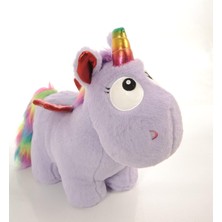 Asitan Ithal 1. Kalite Peluş Tek Boynuzlu, Kanatlı Unicorn Pony, At 50CM Lila
