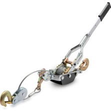Asitan Neıko 02256A Come Along Halatlı Vinç, 5 Ton (4,5 Kg) Çekme Kapasitesi, 3 Ayak, 3 Kanca, Çift Di�