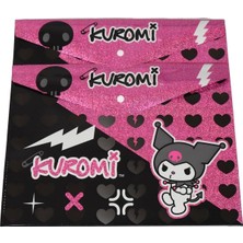 Asitan Kuromi Lisanslı Kuromi 2'li Çıtçıtlı Dosya
