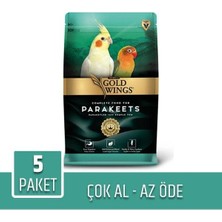 Asitan Gold Wings Premium Paraket Yemi 1kg x 5 Paket