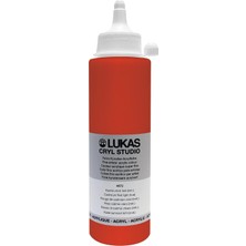 Asitan 46720250 Cryl Studio Akrilik Boya, Kadmium Kırmızı-Açık, 250 ml
