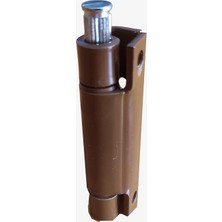 Asitan Çelik Pvc Kapı ve Pencere Menteşesi 73 mm Ral 8003 Açık Kahve (6 Adet)